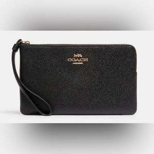 Coach Large Corner Zip Wristlet